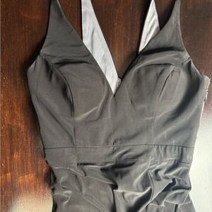 Xscape Elegant Black and Silver Attire